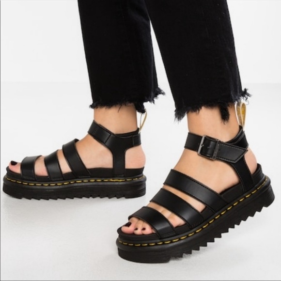 Dr. Martens Shoes - 🆕 Dr. Martens Women's Vegan Leather Blaire Sandal Black